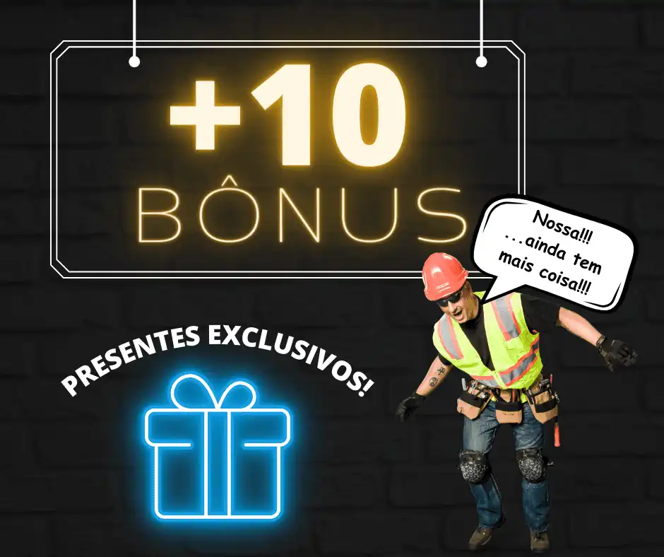 Mais de 10 bônus exclusivos inclusos no Construtor PRO